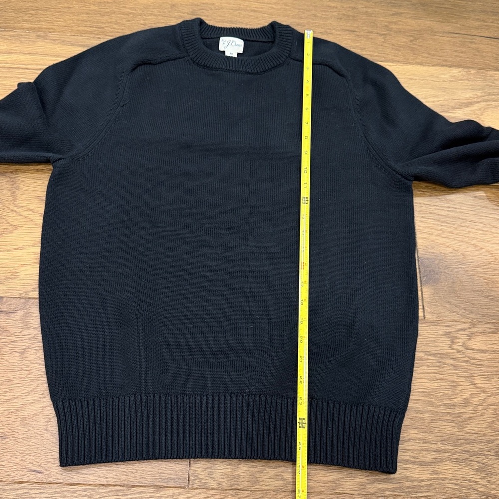 J. Crew Black Crewneck Sweater for Men - Picture 10 of 11